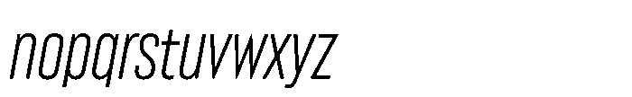 Lütschine Lutschine Regular Nar x3 Italic Font LOWERCASE