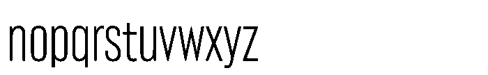 Lütschine Lutschine Regular Nar x3 Font LOWERCASE