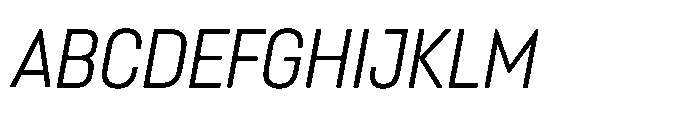 Lütschine Lutschine Regular x1 Italic Font UPPERCASE