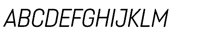 Lütschine Lutschine Regular x3 Italic Font UPPERCASE