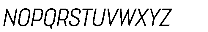 Lütschine Lutschine Regular x3 Italic Font UPPERCASE