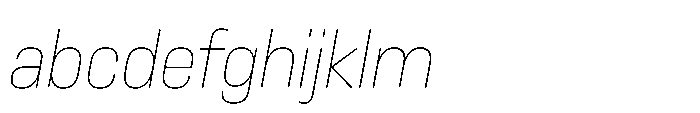 Lütschine Lutschine Thin x1 Italic FONT