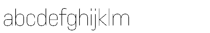 Lütschine Lutschine Thin x1 FONT