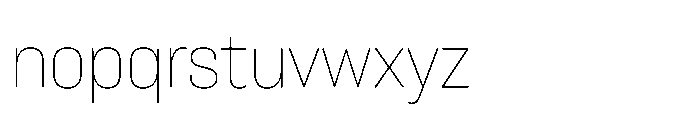 Lütschine Lutschine Thin x1 Font LOWERCASE