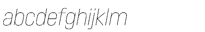 Lütschine Lutschine Thin x2 Italic FONT