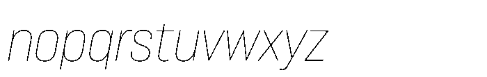 Lütschine Lutschine Thin x2 Italic Font LOWERCASE