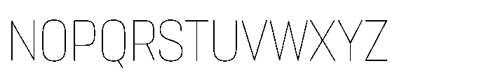 Lütschine Lutschine Thin x2 Font UPPERCASE