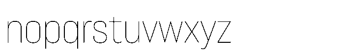 Lütschine Lutschine Thin x2 Font LOWERCASE