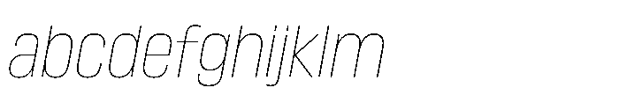 Lütschine Lutschine Thin x3 Italic FONT