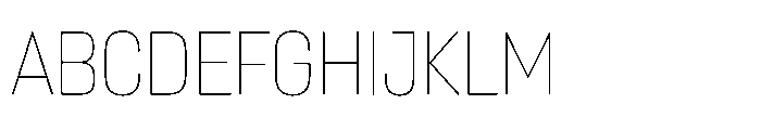 Lütschine Lutschine Thin x3 Font UPPERCASE