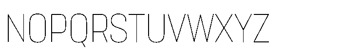 Lütschine Lutschine Thin x3 Font UPPERCASE