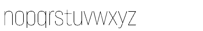 Lütschine Lutschine Thin x3 Font LOWERCASE