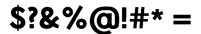 L10 Bold Webfont Font OTHER CHARS