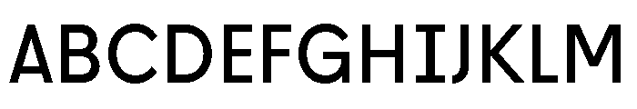 L10 Regular Font UPPERCASE