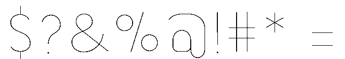 Lafeef Air Font OTHER CHARS