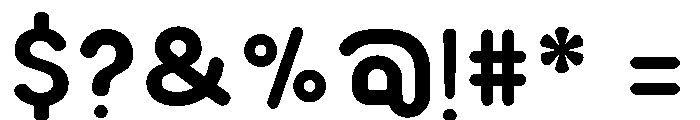 Lafeef Bold Font OTHER CHARS
