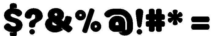 Lafeef Fat Font OTHER CHARS