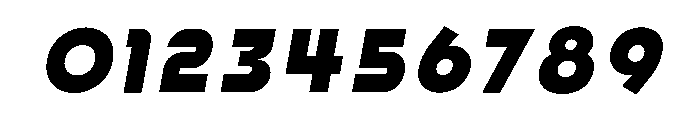 Lafet Bold Oblique Font OTHER CHARS