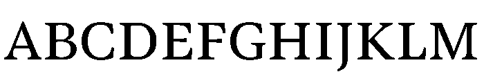 Late Serif Variable Regular Font UPPERCASE