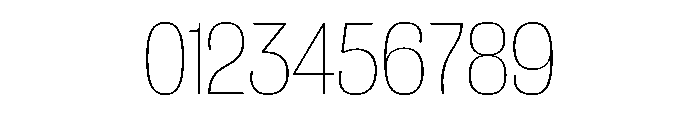 Latino Gothic Variable Extra Light Font OTHER CHARS
