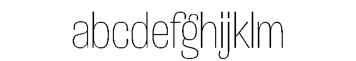 Latino Gothic Variable Extra Light FONT