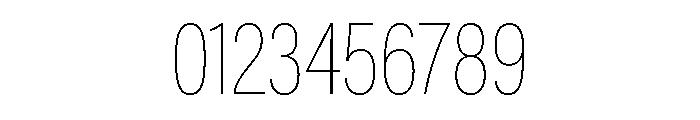 Latino Gothic Variable Thin Font OTHER CHARS