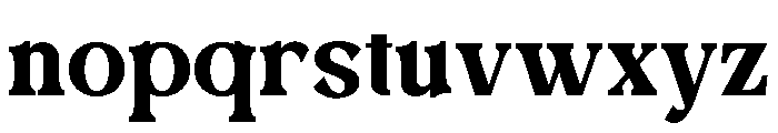 LATHERVA-Bold Font LOWERCASE