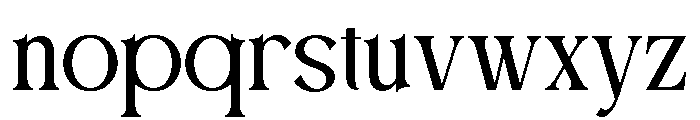 LATHERVA Extra Light Font LOWERCASE