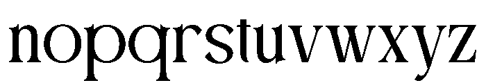 LATHERVA-ExtraLight Font LOWERCASE