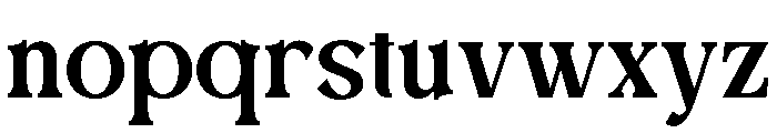 LATHERVA-Medium Font LOWERCASE