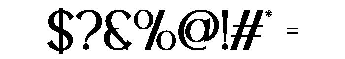 LATHERVA-Regular Font OTHER CHARS