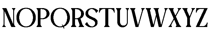 LATHERVA-Regular Font UPPERCASE