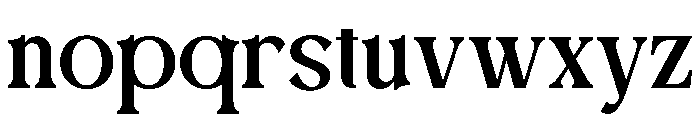 LATHERVA-Regular Font LOWERCASE