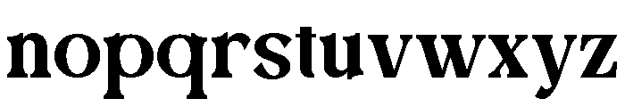 LATHERVA Semi Bold Font LOWERCASE
