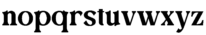 LATHERVA-SemiBold Font LOWERCASE