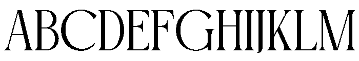 LATHERVA-Thin Font UPPERCASE