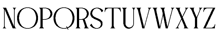 LATHERVA-Thin Font UPPERCASE