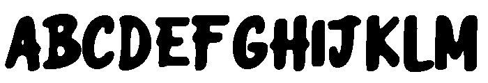 La Cabane Sans Regular Font UPPERCASE