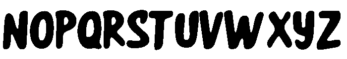 La Cabane Sans Regular Font LOWERCASE