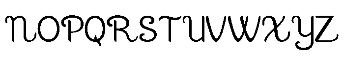 La Qalam Regular Font UPPERCASE