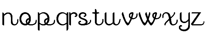 La Qalam Regular Font LOWERCASE
