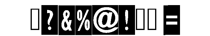 Label Price Regular Font OTHER CHARS