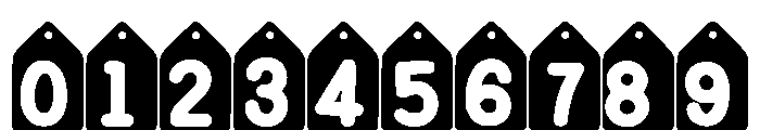 Label Regular Font OTHER CHARS