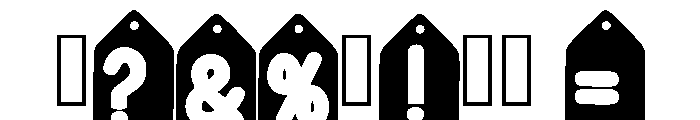 Label Regular Font OTHER CHARS