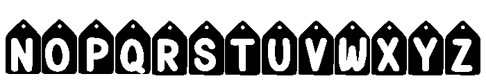 Label Regular Font UPPERCASE