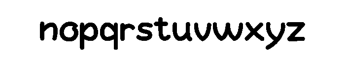 Labour Day Font LOWERCASE