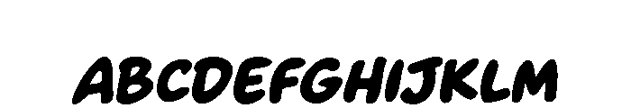 LacolaCoco Font UPPERCASE