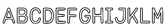 Ladakh Regular Font UPPERCASE