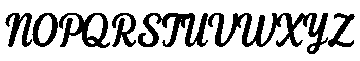 Ladiesy Font UPPERCASE