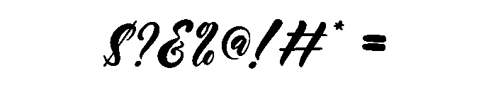 Ladiya Script Font OTHER CHARS